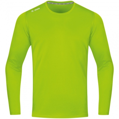 JAKO Sport Long Sleeve Shirt Run 2.0 (100% Polyester, breathable) neon green Boys